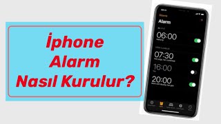 iPhone telefonlarda Alarm Nasıl Ayarlanır 📲 Resimi