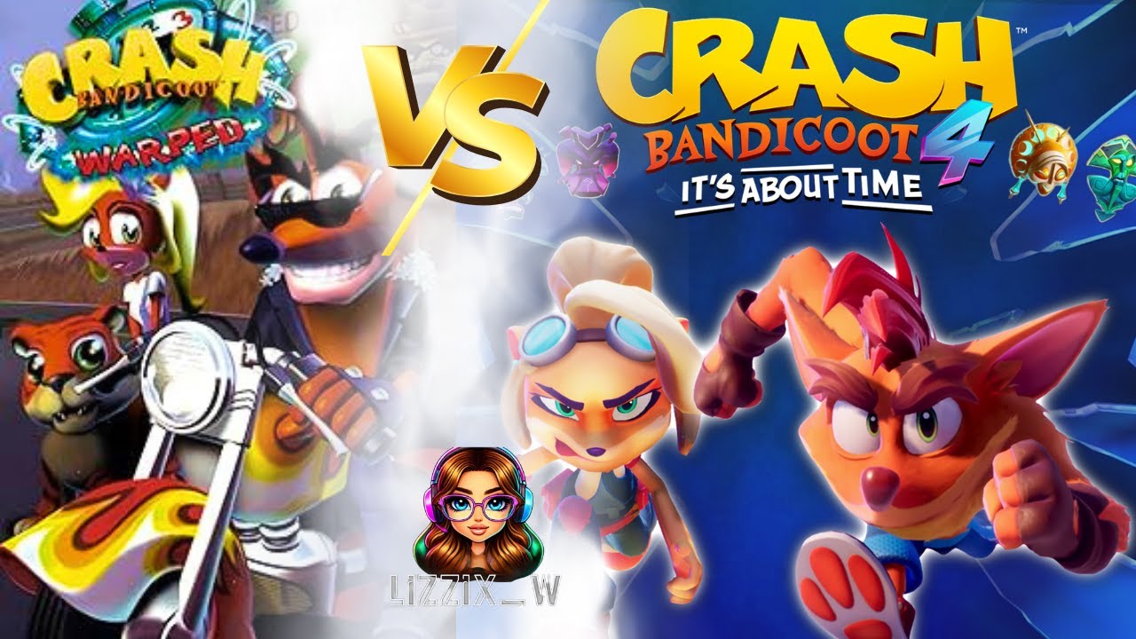 Crash Bandicoot 3 Vs 4 RAGE QUIT😡 Full VOD 