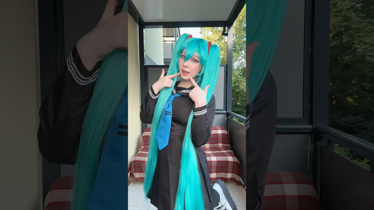 Hatsune Miku is here✨ #mikucosplay #mikuhatsune #cosplay #vocaloid #hatsunemiku