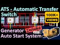 Automatic generator start and stop  automatic transfer switch  automatic changeover switch