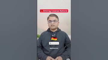 🇩🇪 Germany Driving License Reform #globepravasi