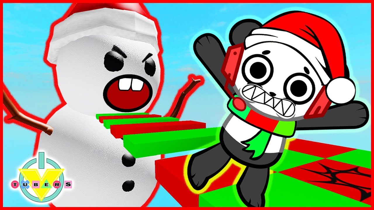 Roblox Obby Rush Escape Evil Snowman Christmas Edition Let S Play Combo Panda Vs Alpha Lexa Vloggest - roblox obby rush hidden obby