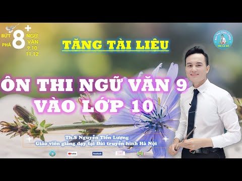 Tặng một số tài liệu ôn thi Ngữ văn 9 vào lớp 10!