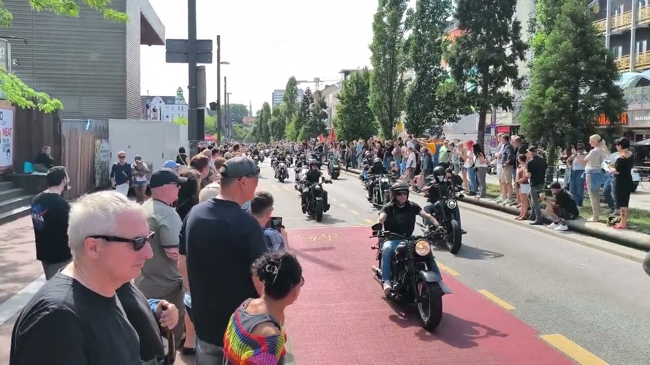 Meine Harley Days 2025 auf der Reeperbahn in Hamburg