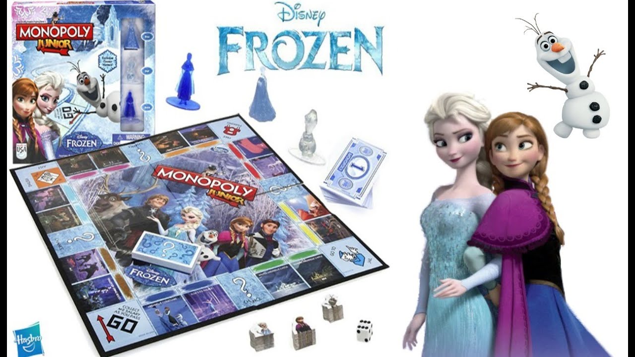 Frozen Monopoly Junior - Una Aventura Congelada -- Disney 