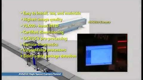 บาร์โค้ด AV6010 High Speed Scanning Tunnel Industrial Automation  Identification