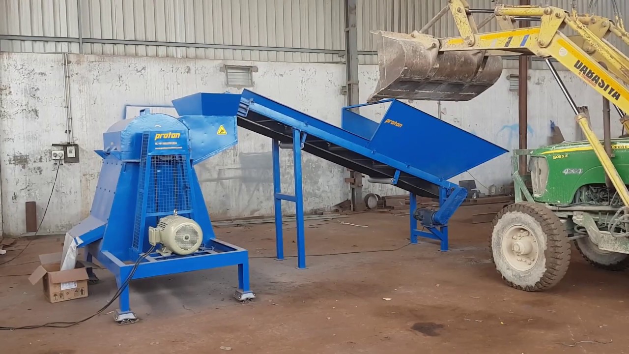 Waste Bricks, Blocks and Concrete Crushing Machine - YouTube