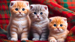 Cutest Cats, Lovely Kittens  The Best Animal Moments | Kittens, Cats and Amazing Music #cat #kitten