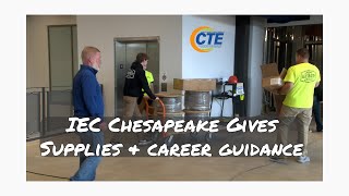 IEC Chesapeake Gives Supplies & Career Guidance