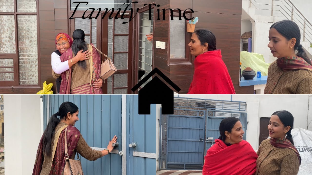 AFTER 6 MONTHS MEET MY FAMILY + 💁🏻‍♀️🏠PEYAAZ VALI ROTI DI RECIPE 🧅🫓