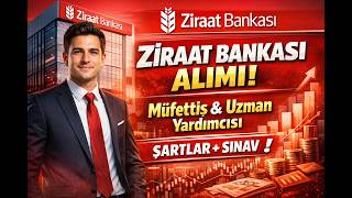 Ziraat Bankası Personel Alımı! Şartlar Açıklandı (Müfettiş & Uzman Yardımcısı)