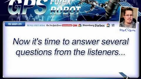 GPS Forex Robot Webinar