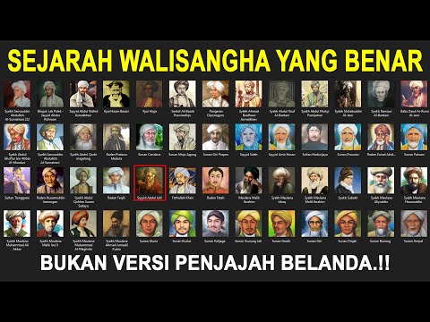 WALI SONGO GUNDULMU..!! Inilah Sejarah Walisangha, Bukan Walisongo yang Hanya Sembilan Orang