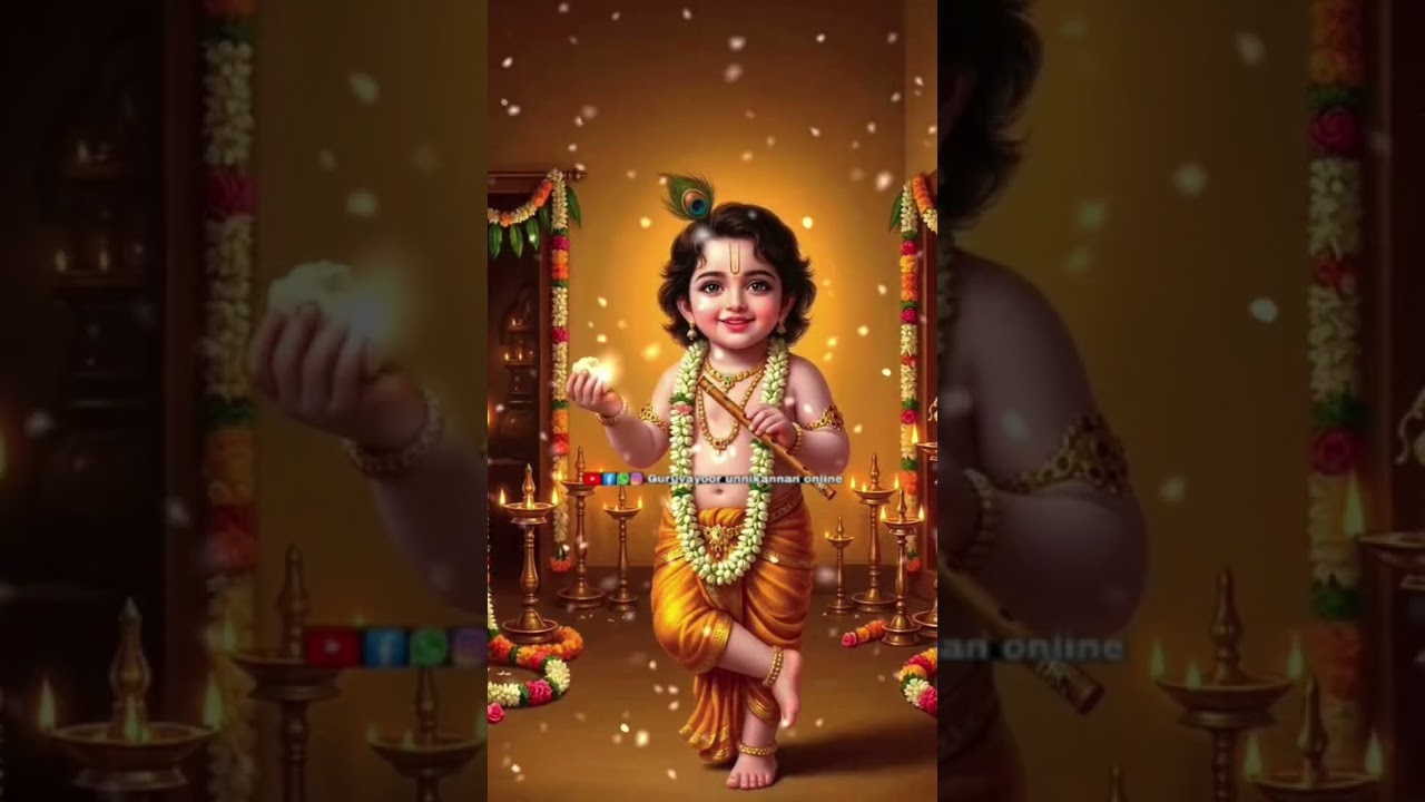 ഇന്നത്തെ ഉച്ചപൂജ കളഭം അലങ്കാരം Today uchapooja kalabham alankaram #guruvayurtemple #shortsfeed