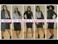 5 Ways to Wear a Leather Skirt