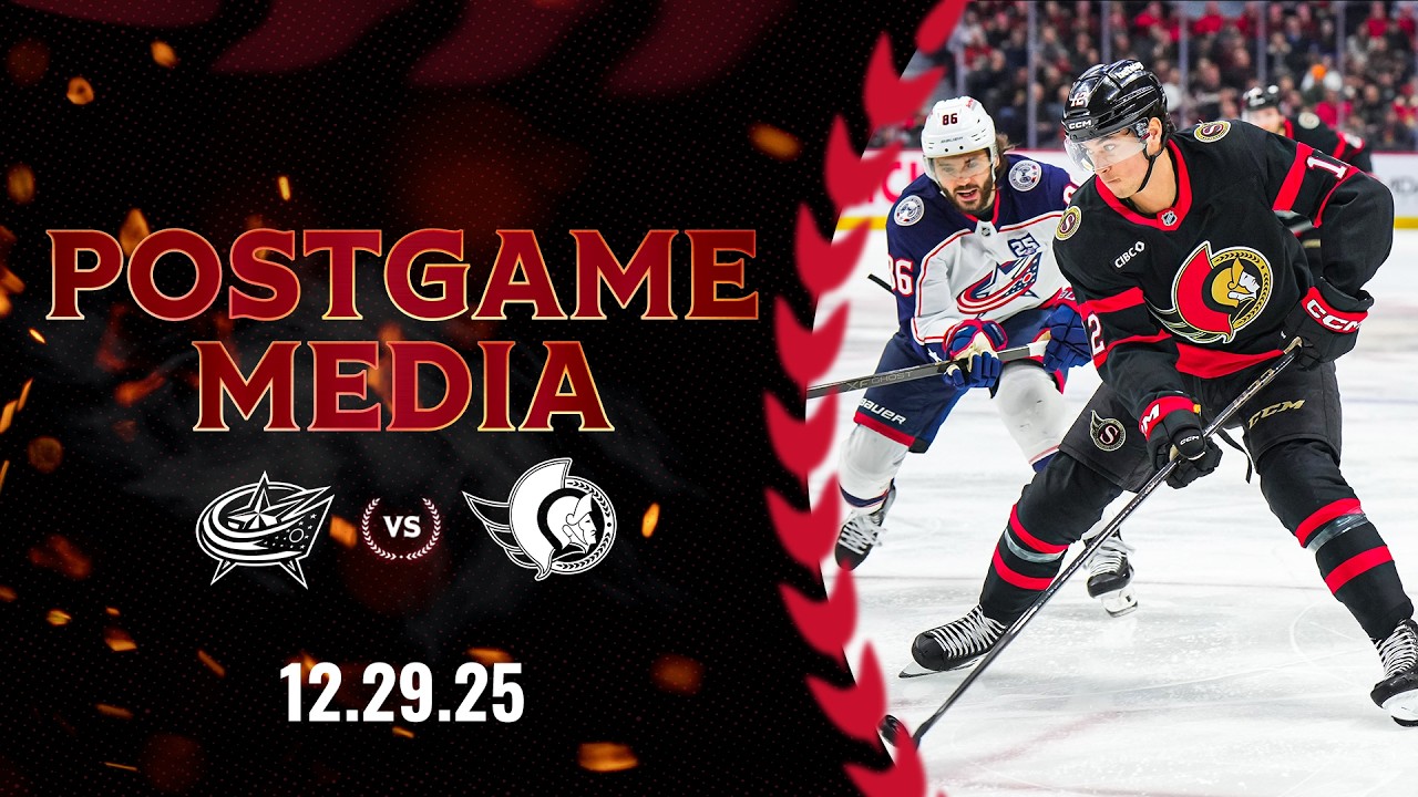 LIVE: Postgame Media CBJ 4 OTT 1