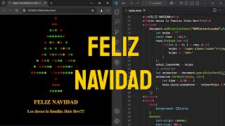 Learn how to create a beautiful animated Christmas tree using HTML, CSS and JavaScript.