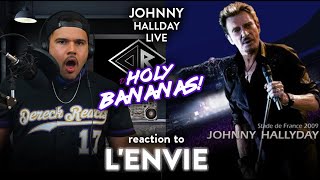 Johnny Hallyday Reaction L'envie LIVE (COlOSSAL!!!) | Dereck Reacts