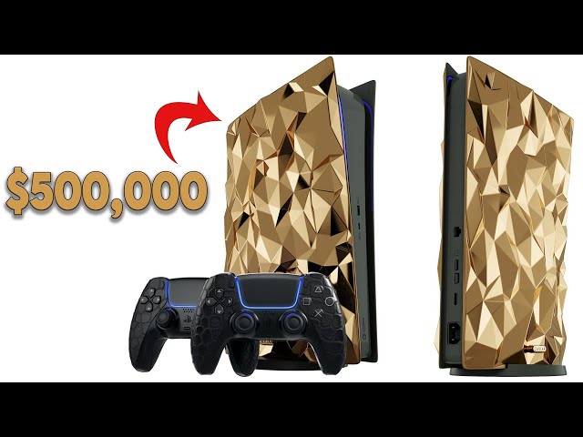 Caviar custom PlayStation 5 will cost $500,000, will be covered with 4.5 kg  of gold -  news