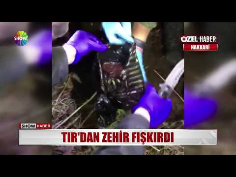 Tır'dan Zehir Fışkırdı