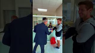 Surprise visit from Mayor Steven Meiner at the new Miami Beach Tax Collector's Office