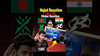 Nejad & Flicker Reaction 🔥 | ExE vs RU Last 4v4 Fight 😱 #redhawks #rhk #shorts