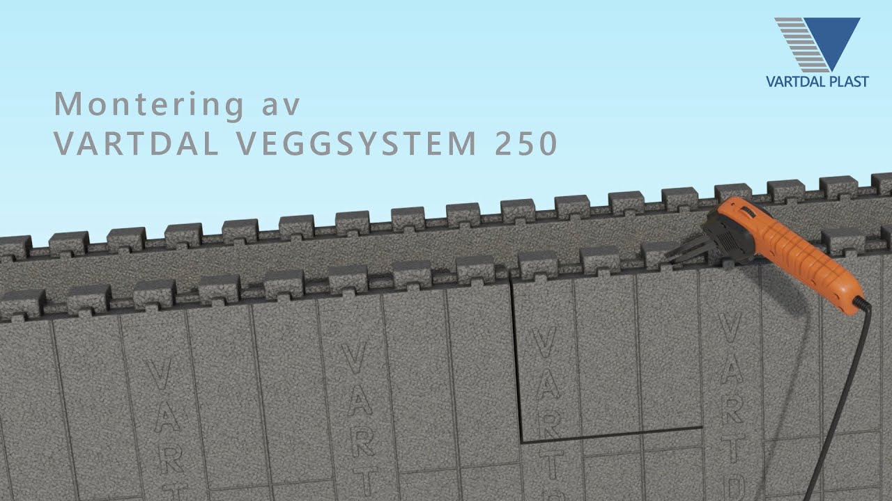 VEGGSYSTEM 250 MONTERINGSVEILEDNING