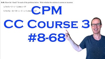CPM CC3 Chapter 8 Problem 68