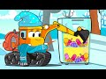 Truck with Friends and Journey around the world and Season  - Vroom Vroom Cartoon for kids