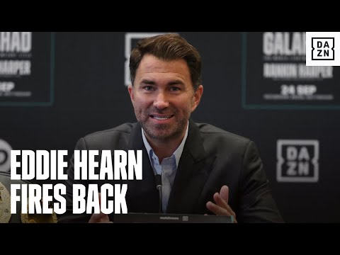 Eddie hearn explains twitter spat, gives update on tyson fury vs. Anthony joshua