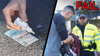 JAK REAGUJÍ LIDÉ NA PŘILEPENÉ PENÍZE? 😂 - PRANK