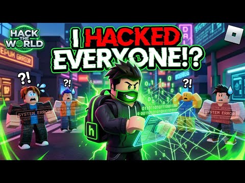 I Tried HACKING Everyone in Roblox Hack The World...