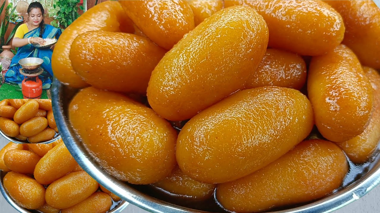 দুধ বা ছানা ছাড়াই লাল চমচম মিষ্টি বানিয়ে দেখুন দোকান ফেল হয়ে যাবে।misti recipe