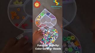 Bead Color Sorting Activity | Fun Kids Learning Activity | Fine Motor Skills