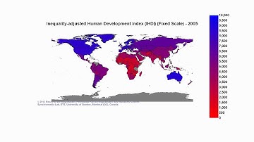 Inequality-adjusted Human Development Index (IHDI) (Fixed Scale)