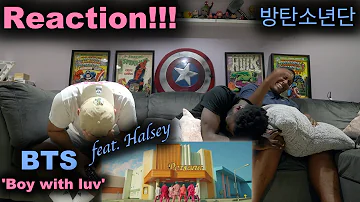 BTS FEAT HALSEY MUSIC VIDEO GROUP REACTION | BOY WITH LUV