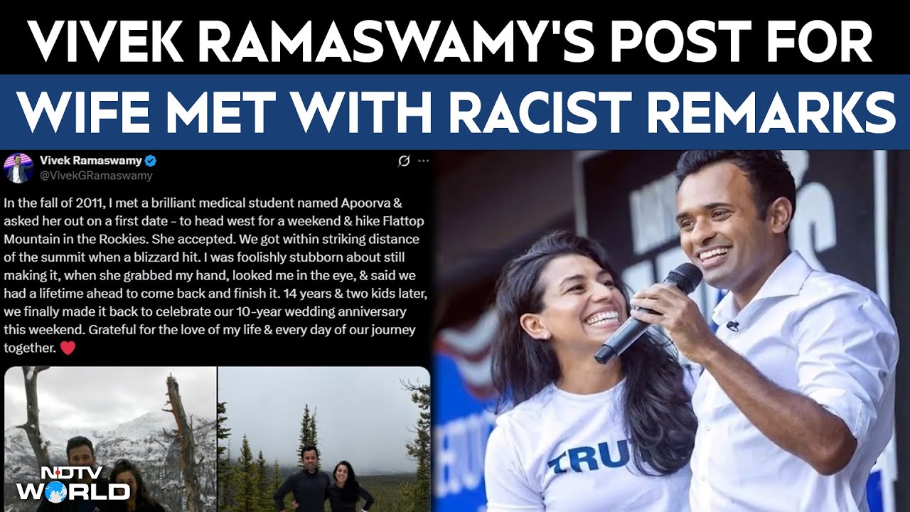 Vivek Ramaswamy's Post For Wife Met With Racist Remarks: "Go Back To India"