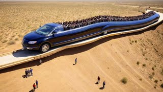 दुबई की सबसे लम्बी कार जो ट्रेन जैसी लम्बी है जिसमे हज़ारों लोग बैठते है | Longest Car In The World