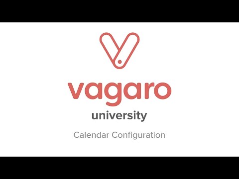 Calendar Configuration on Vagaro