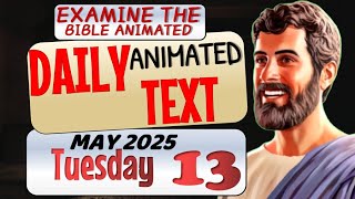 JW DAILY ANIMATED TEXT 🔵LET YOUR LIGHT SHINE✅ EXAMINE THE BIBLE ANIMATED