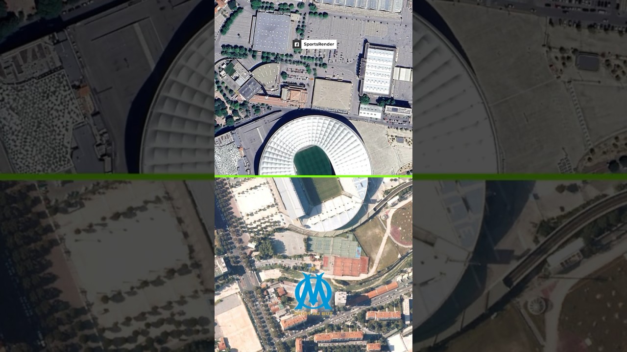 Ligue 1 Stadiums - Then and Now 👀 Follow us @sportsrender ✅ #stadium #football #ligue1 #thenandnow