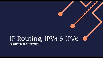 IP Routing, IPV4 & IPV6 Mcqs