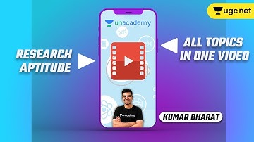 NTA UGC NET 2021 | Research Aptitude by Bharat Kumar | All Topics in One Video