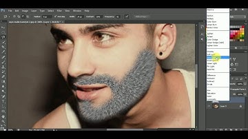 How to make beard in photoshop cs6