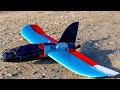 Build Mini RC flying wing - Toy glider conversion with DC N60 Motor