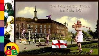 GENESIS * 1972 06 28 * WATFORD * TOWN HALL * NURSERY CRYME TOUR * ENGLAND 