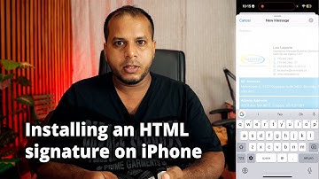 iPhone Mail Signature Setup | Add Custom HTML Signature Easily