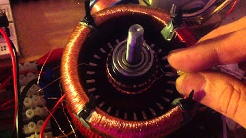 Testing ACMMJB ECD TPU Toroid with coil from vacuum cleaner and LED