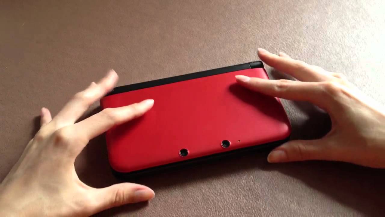Nintendo 3ds Xl Red Black Unboxing Youtube