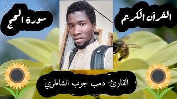 سورة الحج كاملة- بصوت الطالب-دمب جوب مقلد شيخ أبوبكر الشاطري